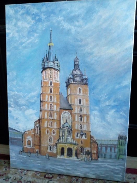 Obraz olejny - Kraków - Kościół Mariacki