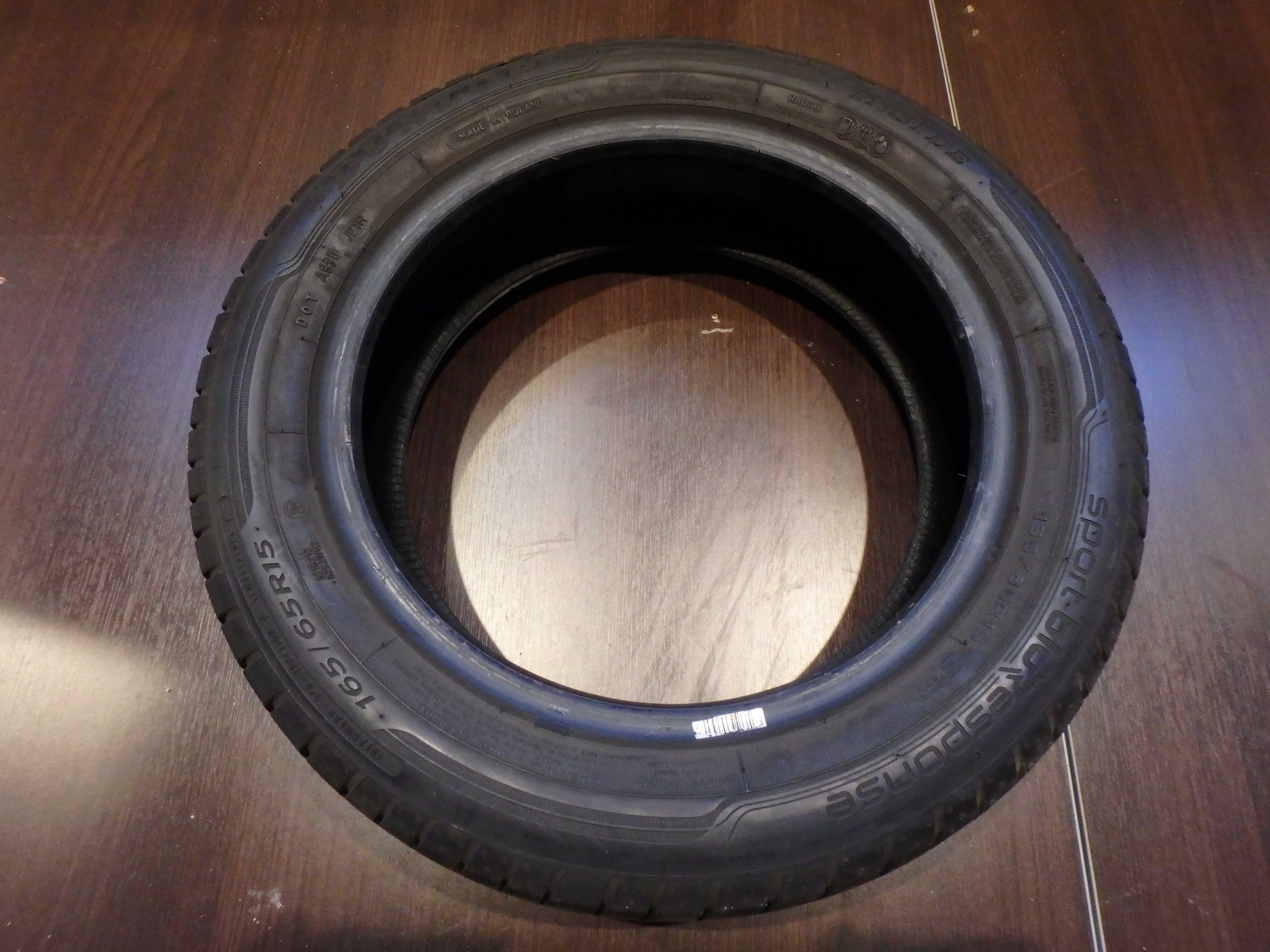 165/65r15 165/65/15 DUNLOP SPORT BLURESPONSE 17r 5,6mm 386
