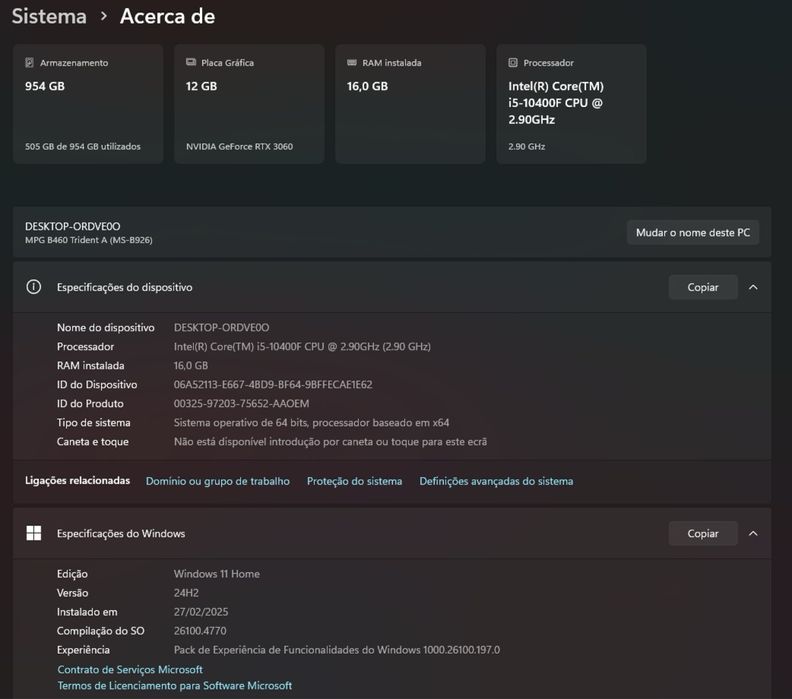 MSI TRIDENT Gaming - i5 16gb