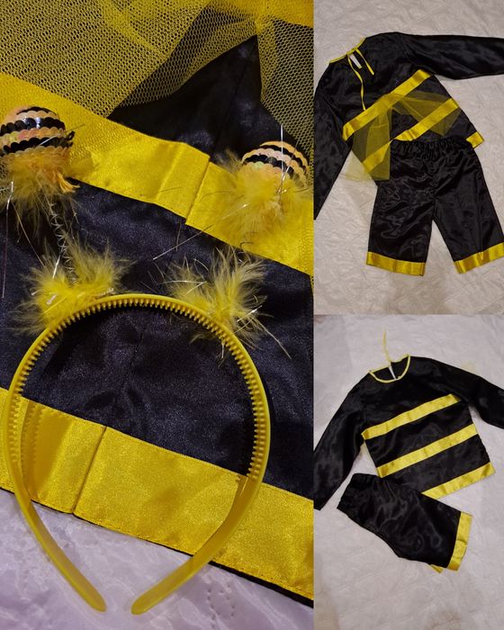 Новорічний костюм Бджілка, Джміль, Зайчик, Тирг, Ведмедик,Гном,Колобок