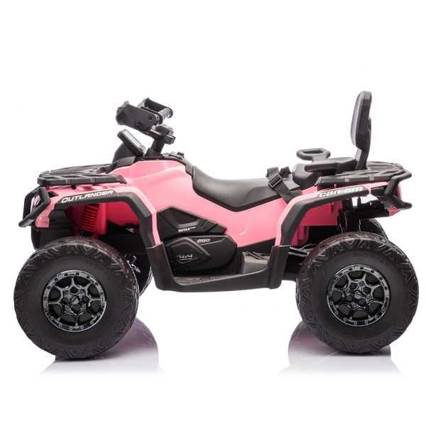 Pojazd na akumulator Quad Can Am Outlander 4x4 DK-CA005 Jasnoróżowy