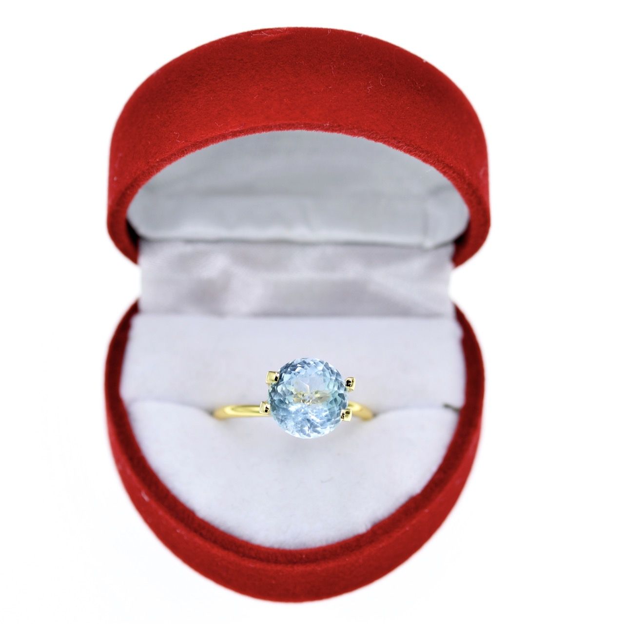 niebieski topaz na pierścionek 4,93ct