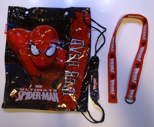 Jak NOWE Torba SPIDERMAN Marvel plus Pasek do spodni OKAZJA!