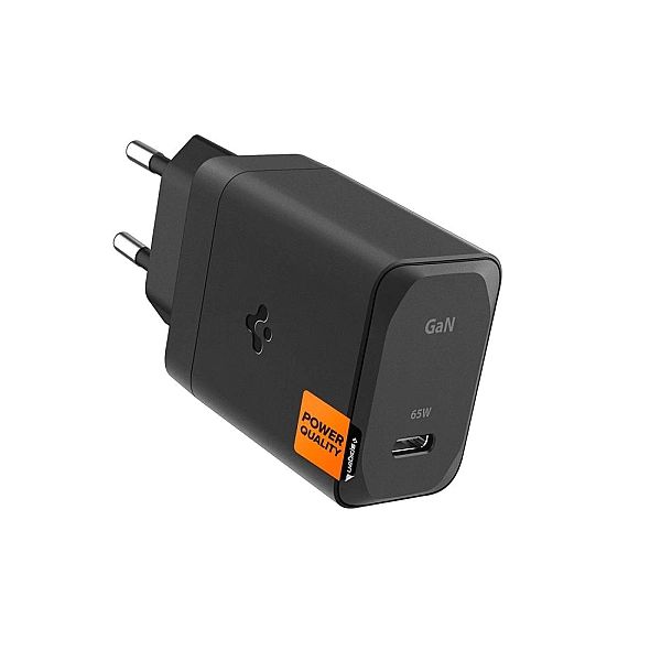 Spigen Arcstation Pro Gan-651/1-Port Network Charger 65W + Type-C Cabl