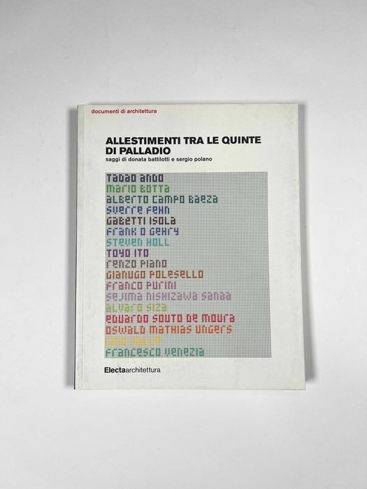 Allestimenti tra le quinte di Palladio Electa 2008 Arquitetura