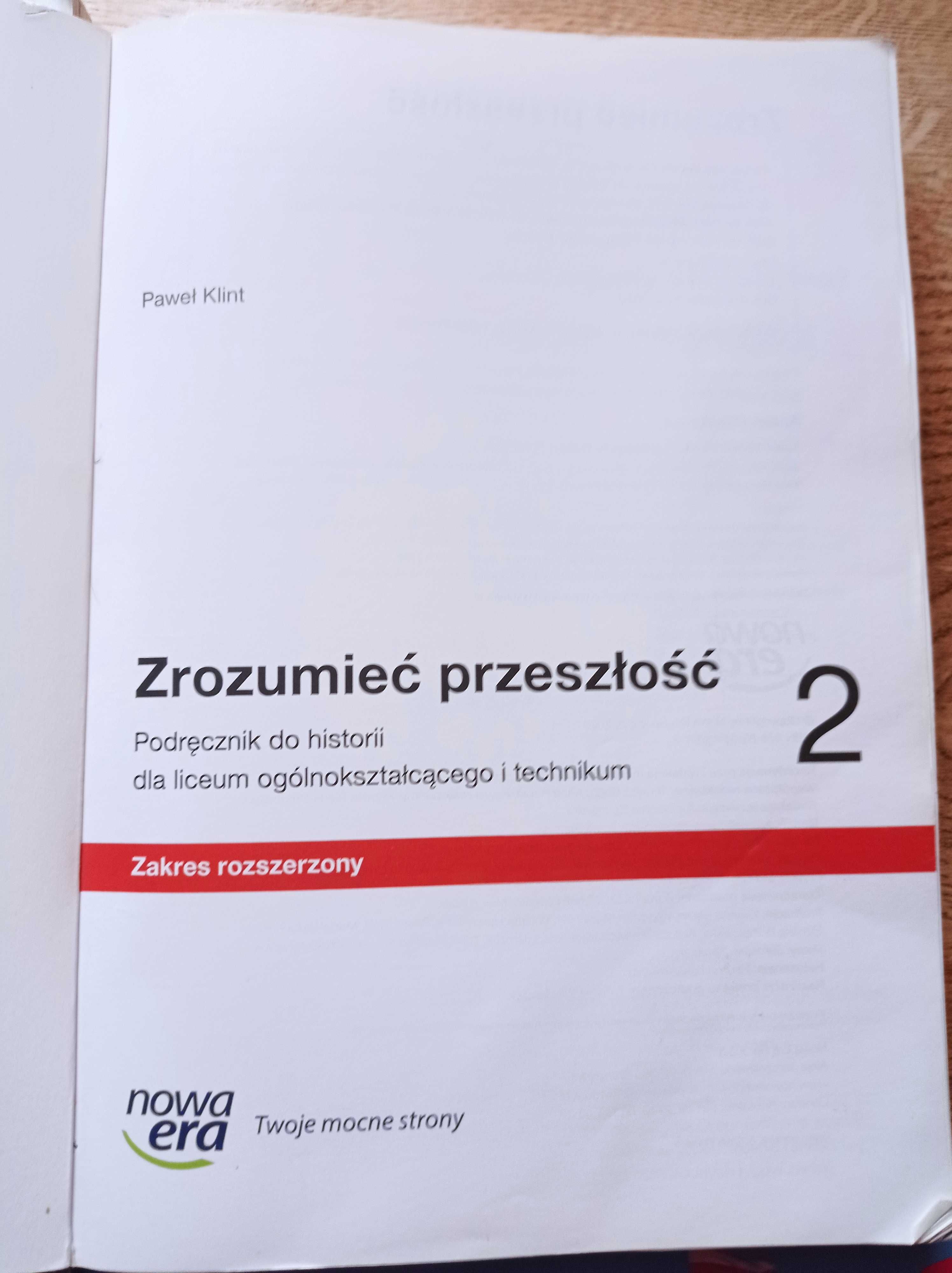 Podręcznik Zrozumieć przeszłość 1 i 2 + maturalne karty pracy 1,2 rozs