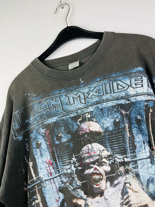 Szara koszulka Iron Maiden The X Factor Tour T-shirt rozmiar XXL fit L