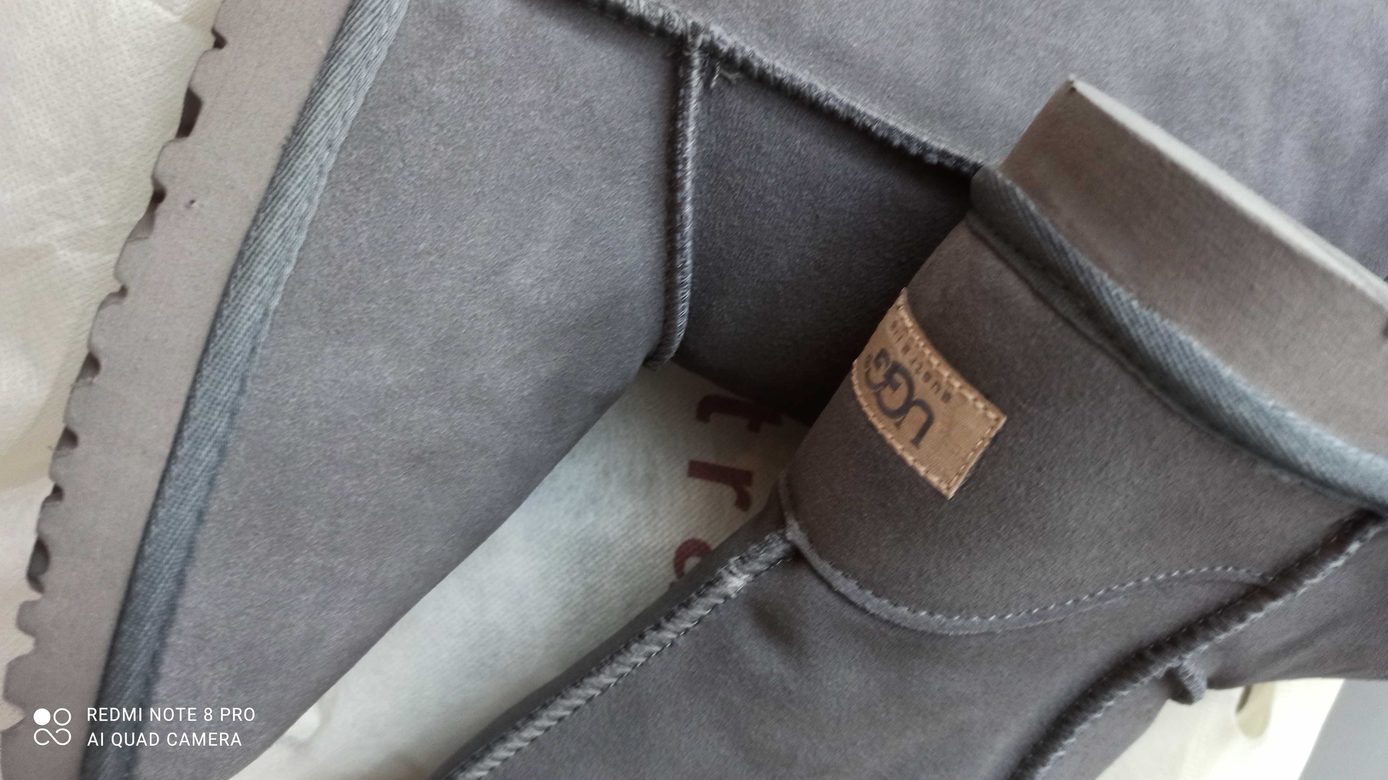 Ugg grey tall 39 sniegowce