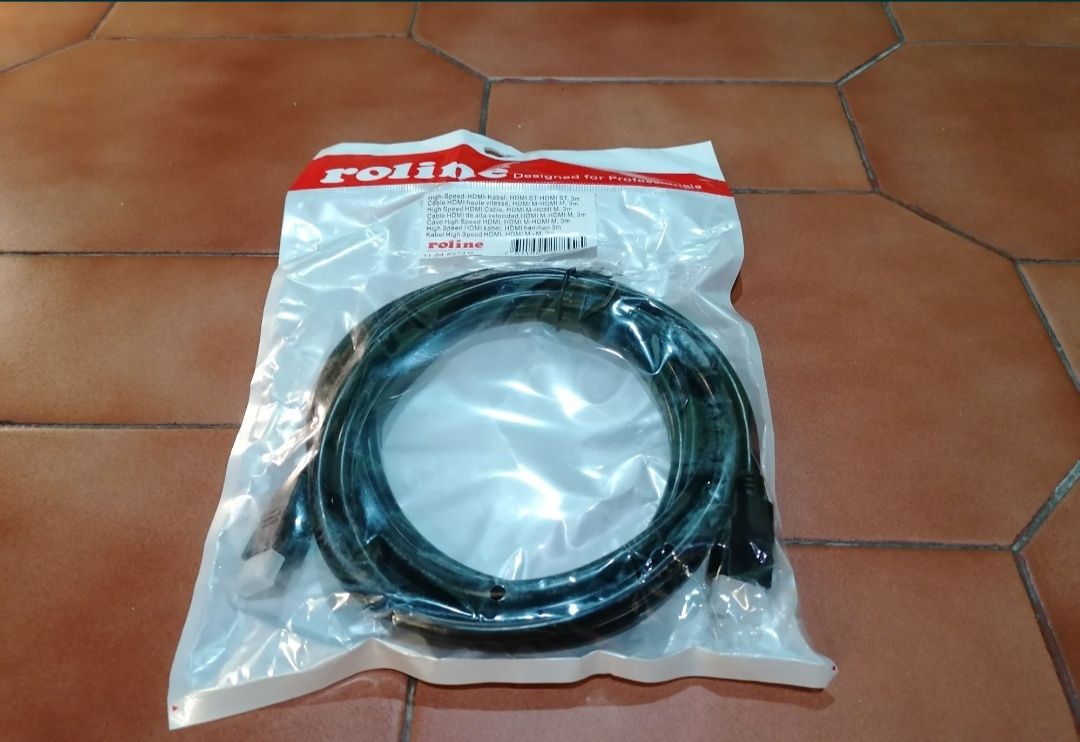 Cabos de Rede Cat 6 e HDMI - Ver descrição abaixo