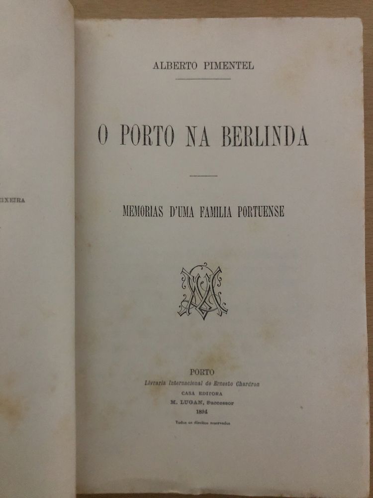 Alberto Pimentel - O Porto na berlinda