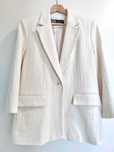 Blazer com textura, oversize, Zara. NOVO