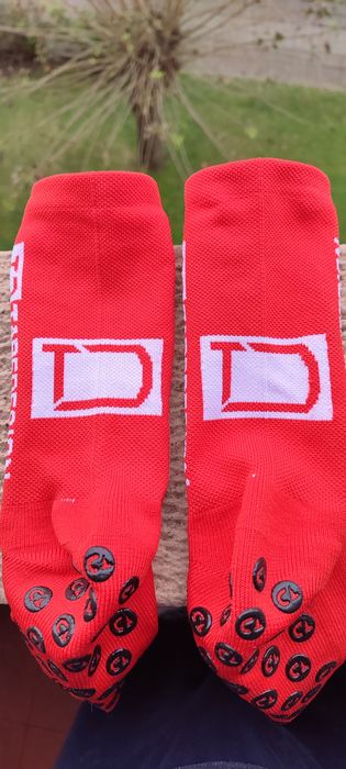 Meias de futebol Tapedesign Vermelhas