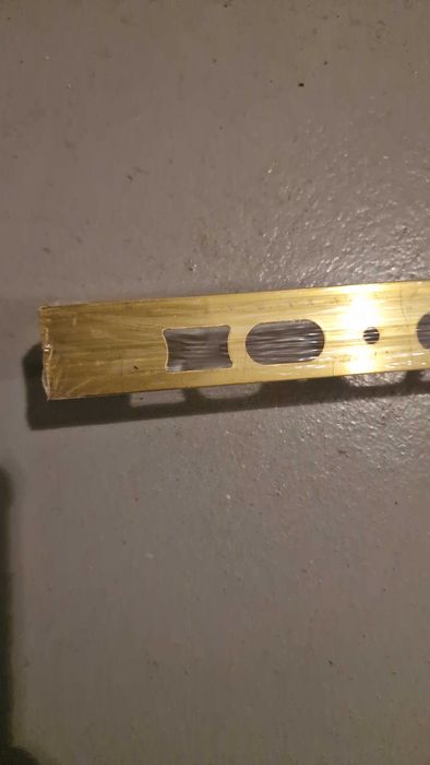 Profil Prostep Mosiądz naturalny 270 cm 2 szt.