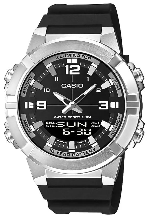 zegarek męski casio amw-870-1avdf + box