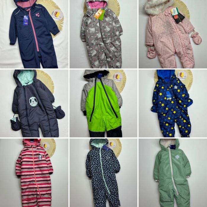 Куртки, дощовики, комбенізони, жилетки Lupilu та інші 56-164 розміри