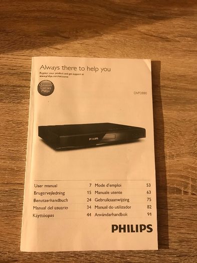 Leitor DVD Philips