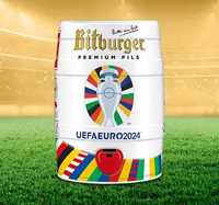 Bitburger Premium Pils UEFA EURO 24™. 5 літрів, Оригінал Німеччина
