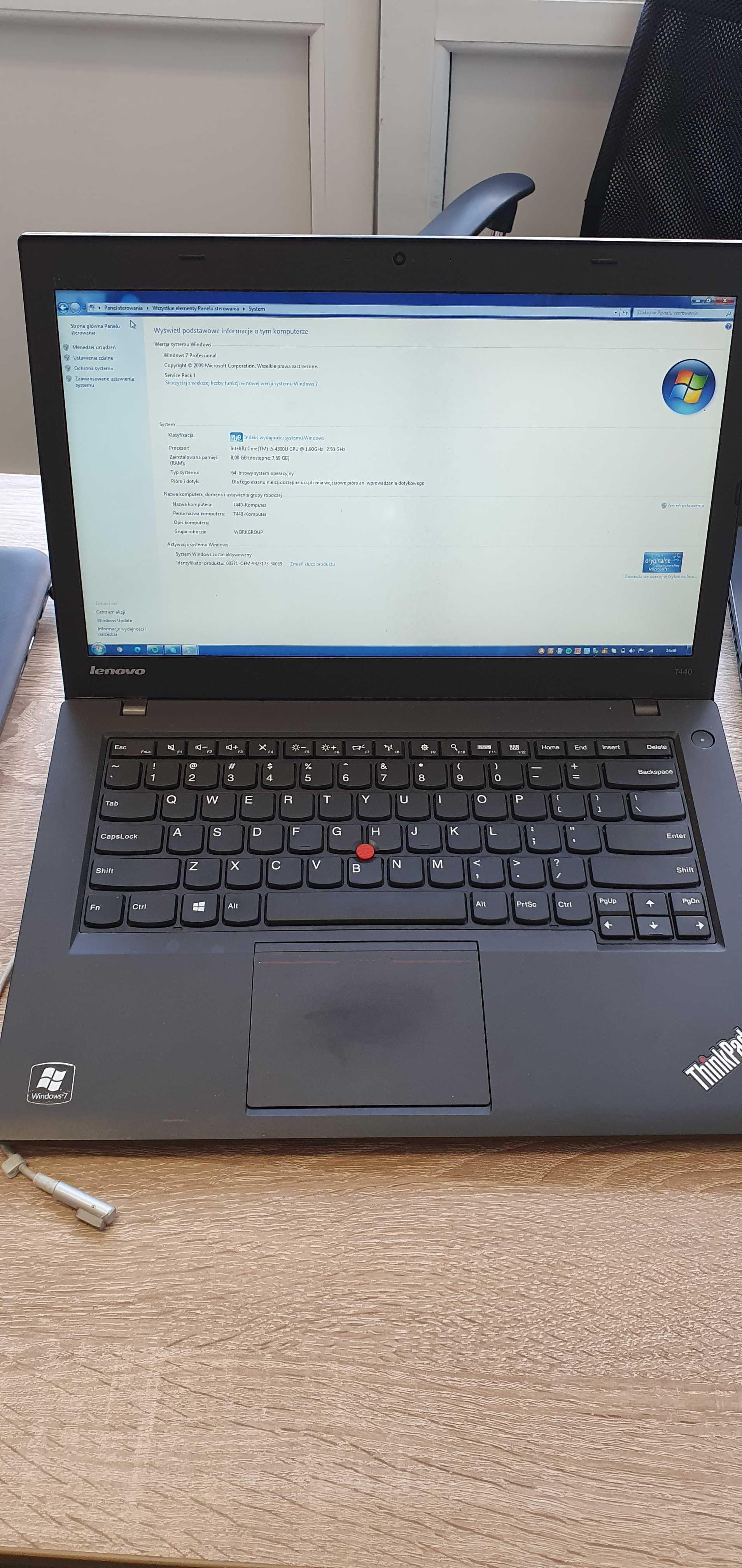 Lenovo Thinkpad T440 I5 8 GB Ram 240 GB ssd