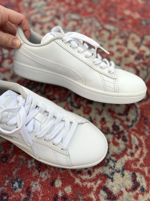 Кросівки кеди білі puma оригінал класика 23,5  см 35 36 розмір