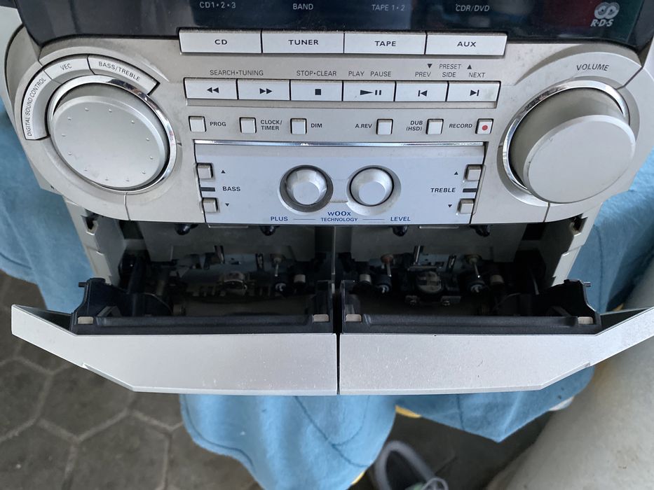 Leitor de cassetes antigo philips