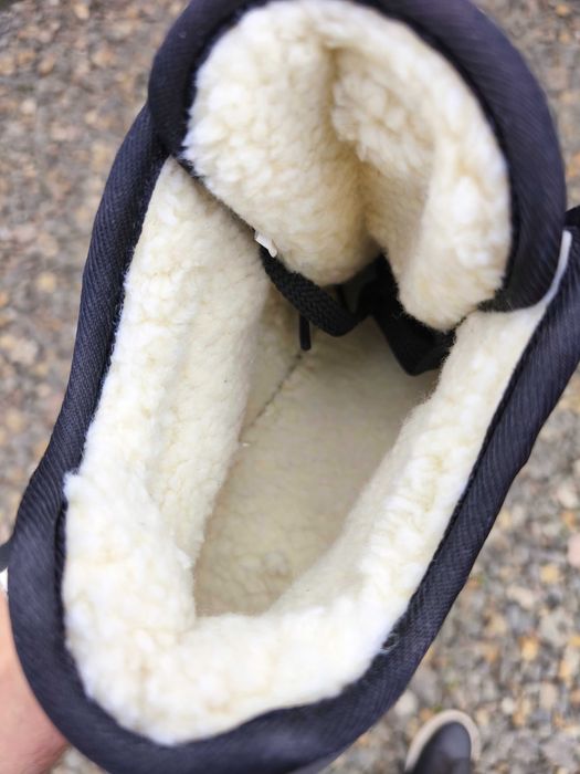 Кросівки зимові чоловічі New Balance 574 високі з хутром чорні