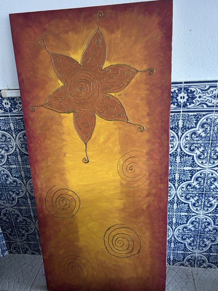 Quadro pintado à mão