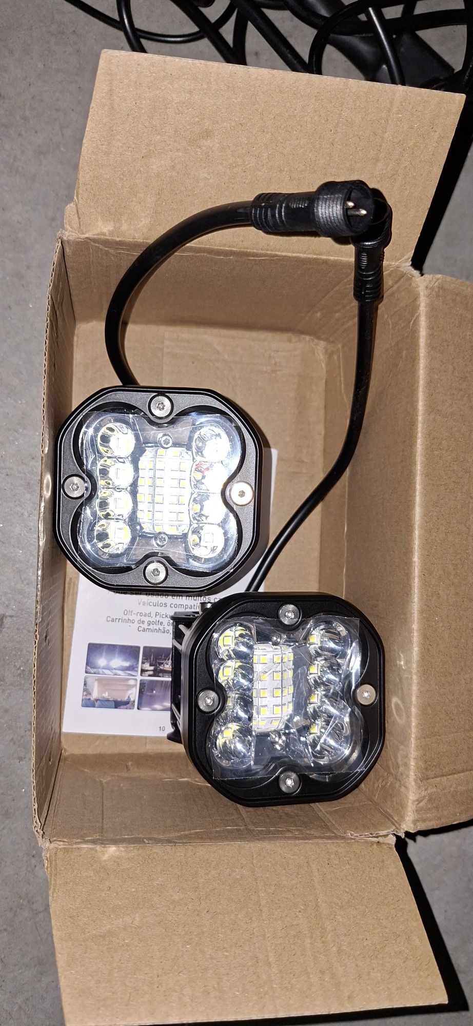 Farois led 12v com interruptor