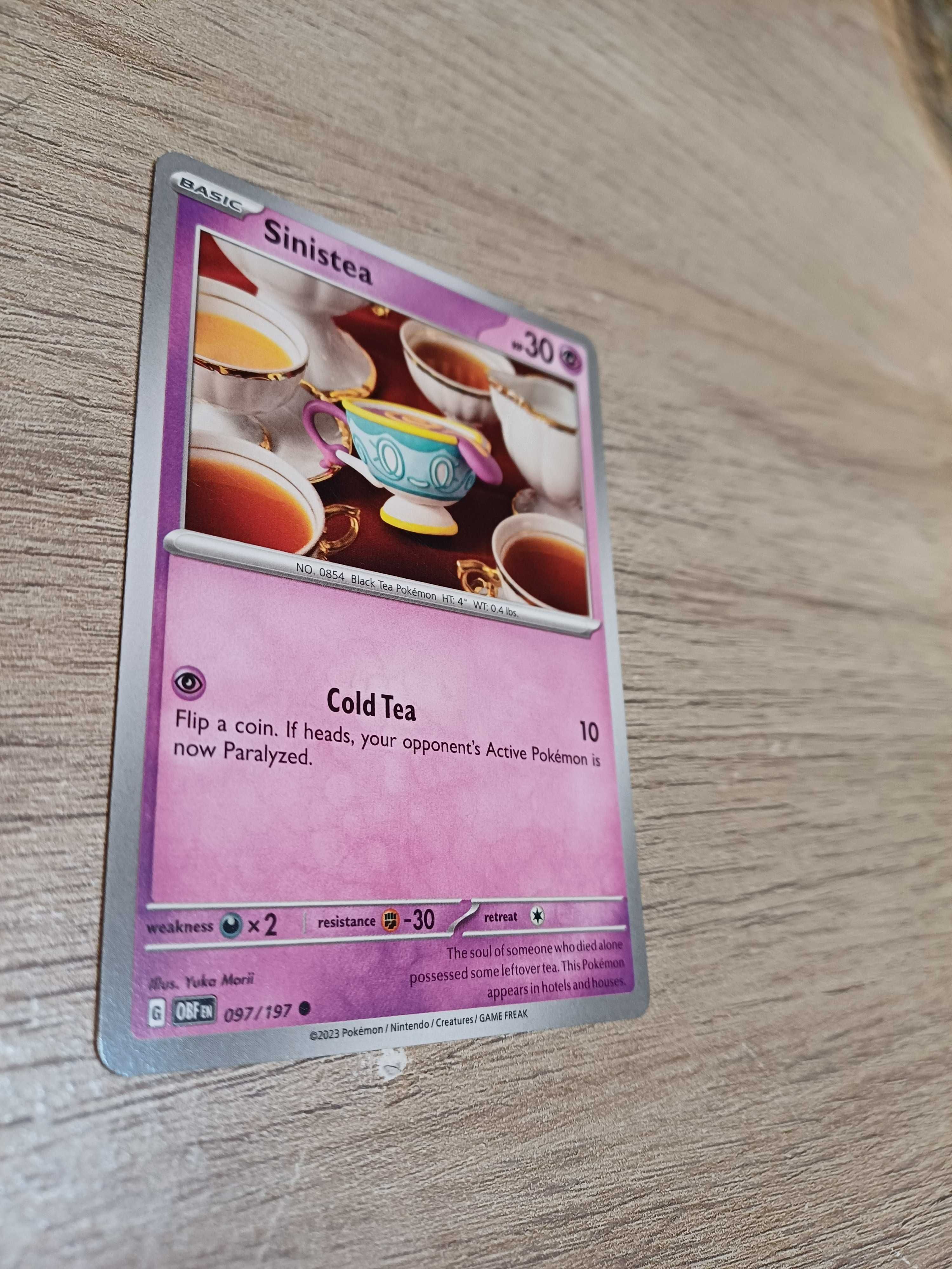Carta Pokémon Sinistea #97