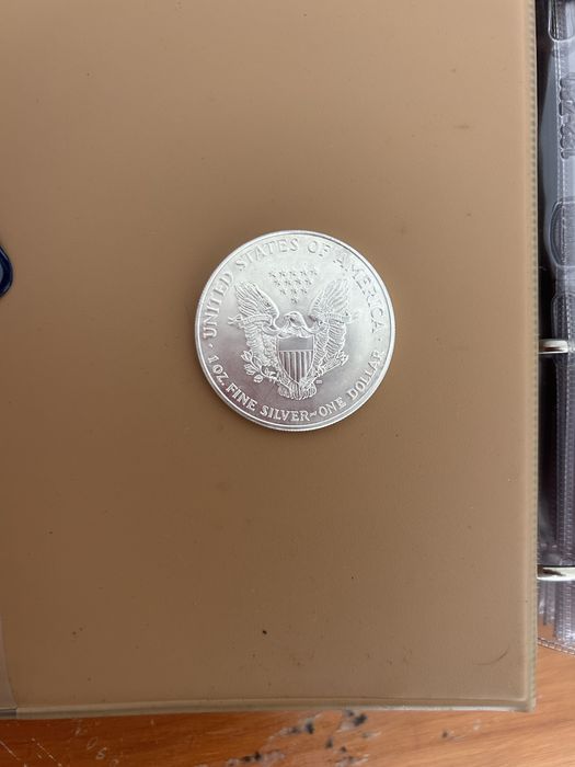 Moeda American Silver Eagle