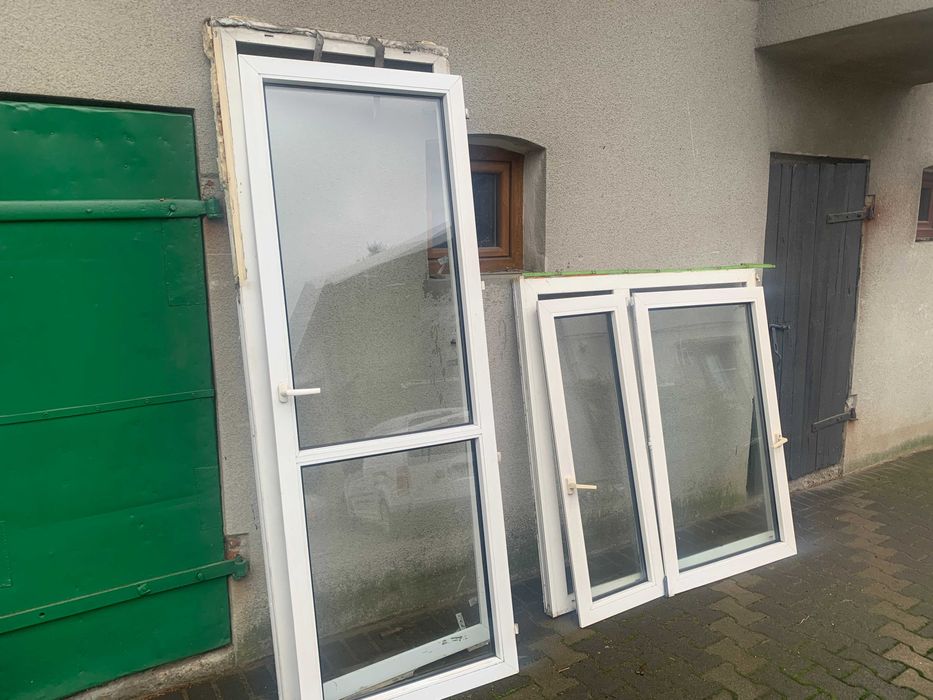 Drzwi balkonowe PCV 86x230 REHAU