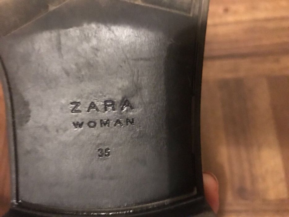 Botas da Zara em pele