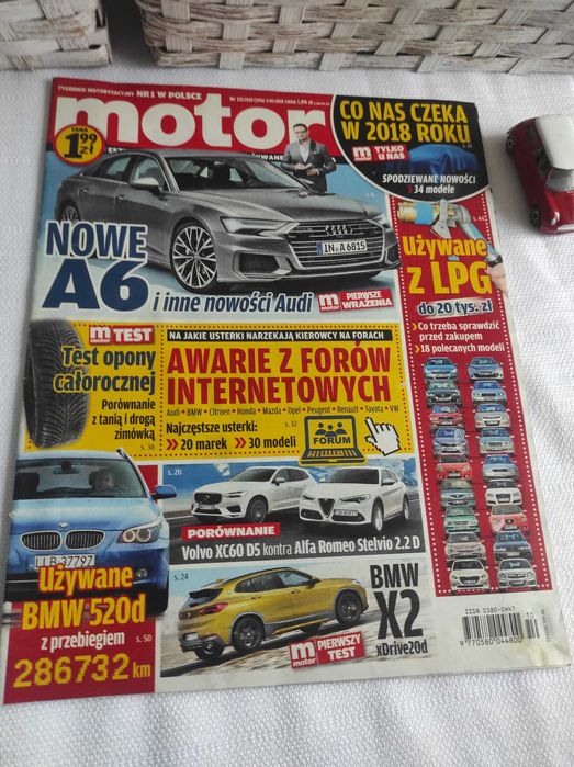 Czasopismo Motor WYSZUKAJ Auto 10/2018 Stelvio 520d Lexus Ceed 911 508