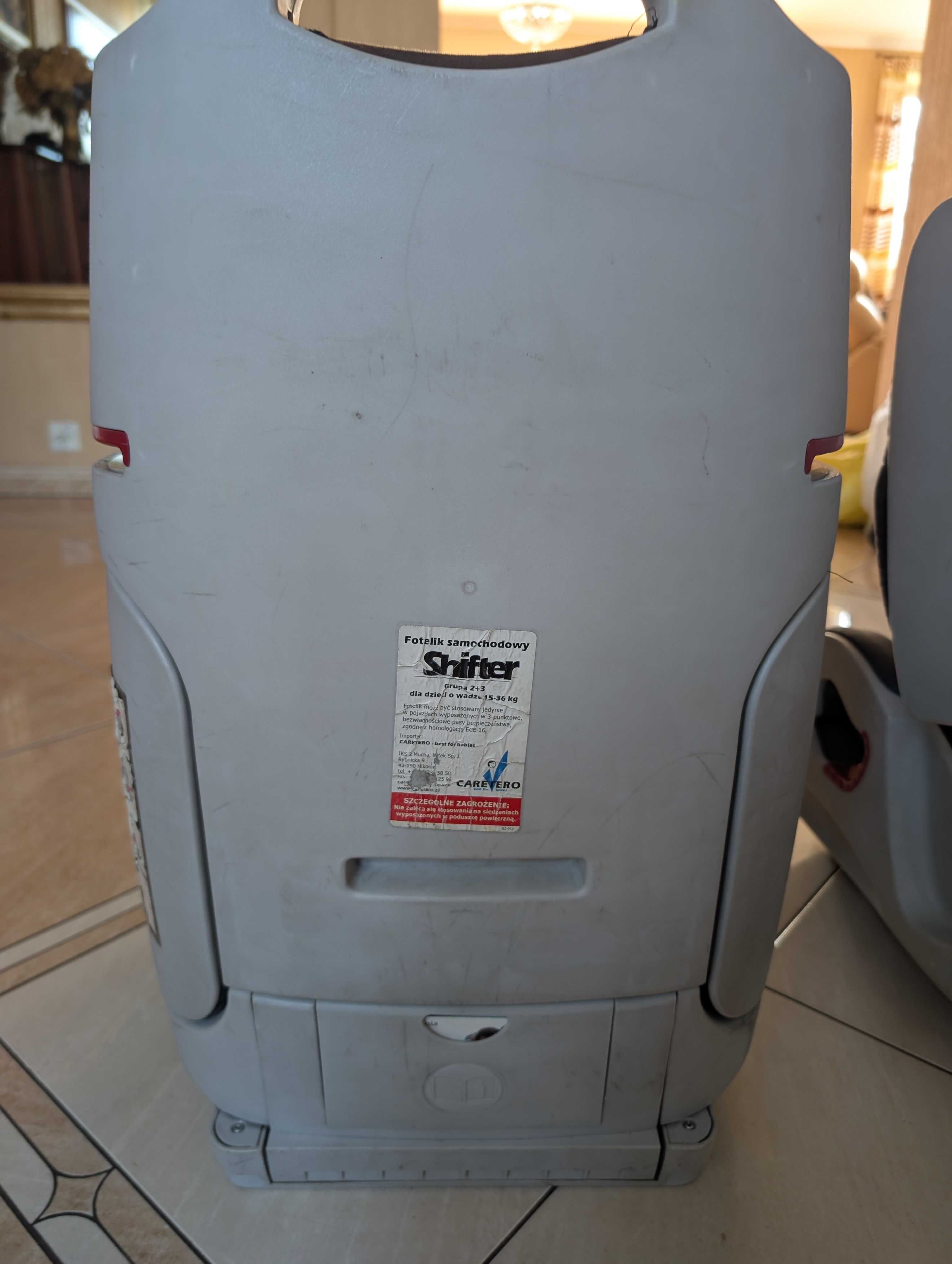 Fotelik Caretero Shifter rośnie z dzieckiem gr II i III 15-36kg