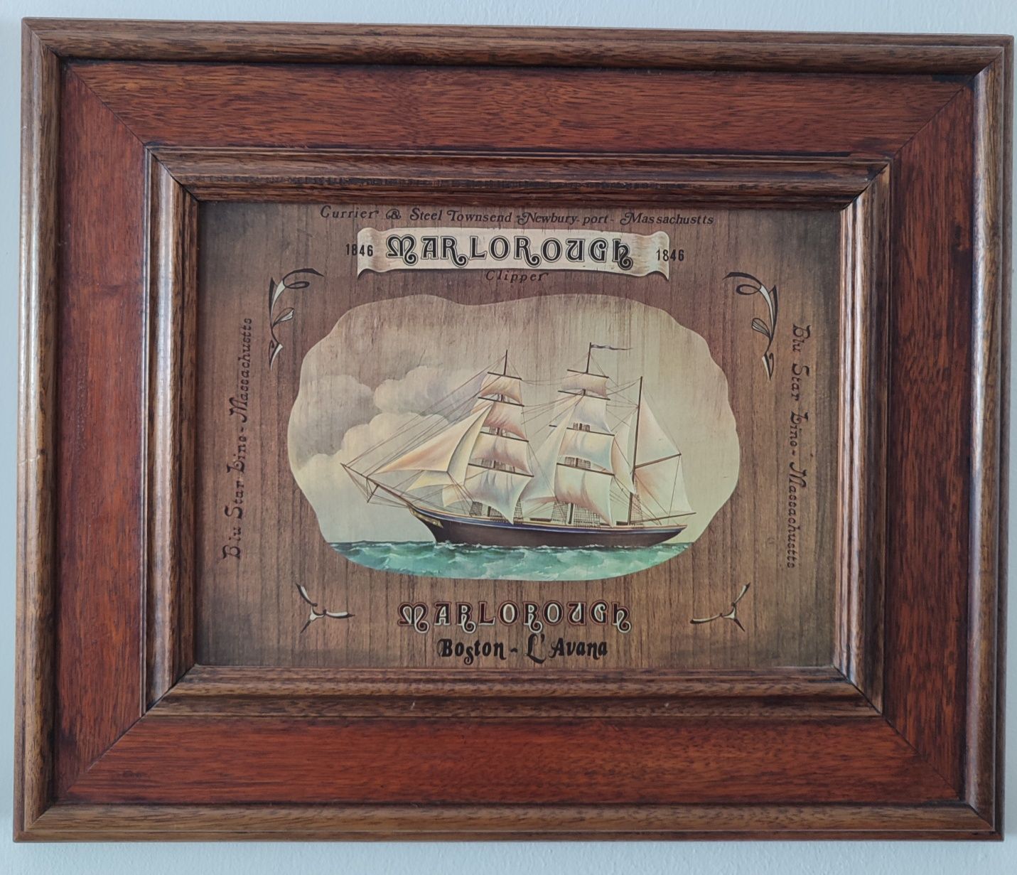 Conjunto de quadros caravelas