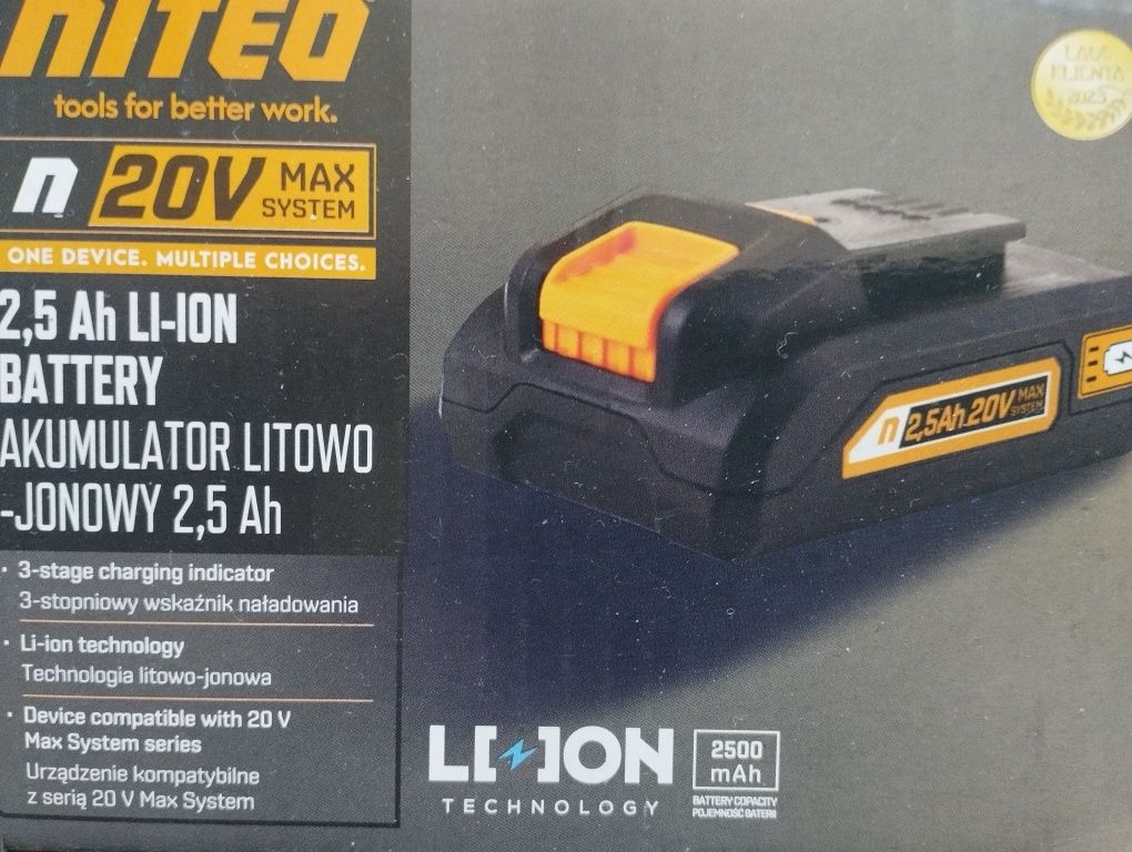 Akumulator litowo-jonowy 2,5Ah