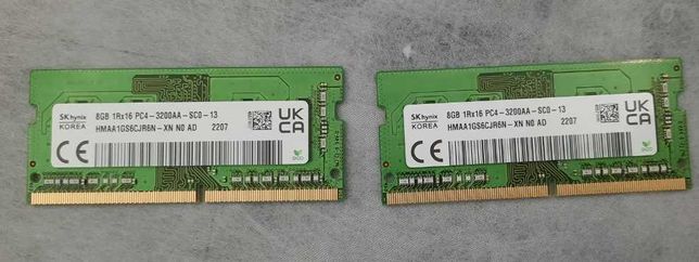Пам'ять(ОЗУ) SK hynix KOREA 8x2GB(16GB)/1Rx16/PC4-3200МГц/CL22/1.2V