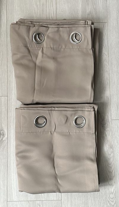 2 Zasłony 140x300cm. Zaciemniające Termiczne Na Przelotkach