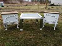 Masywne meble shabby chic