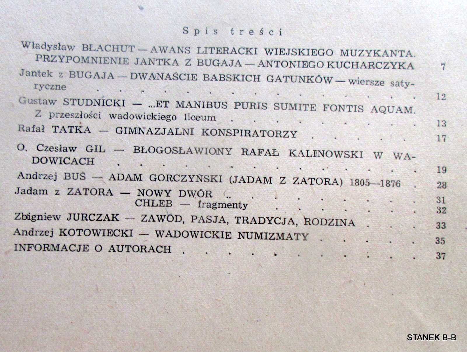 Nadskawie almanach kulturalny Praca zbiorowa 1984r.