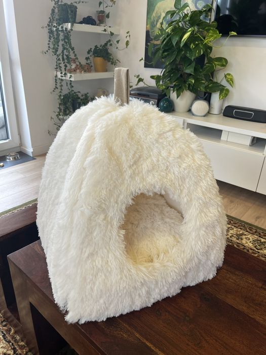 Legowisko dla kota/psa puchowe skryte