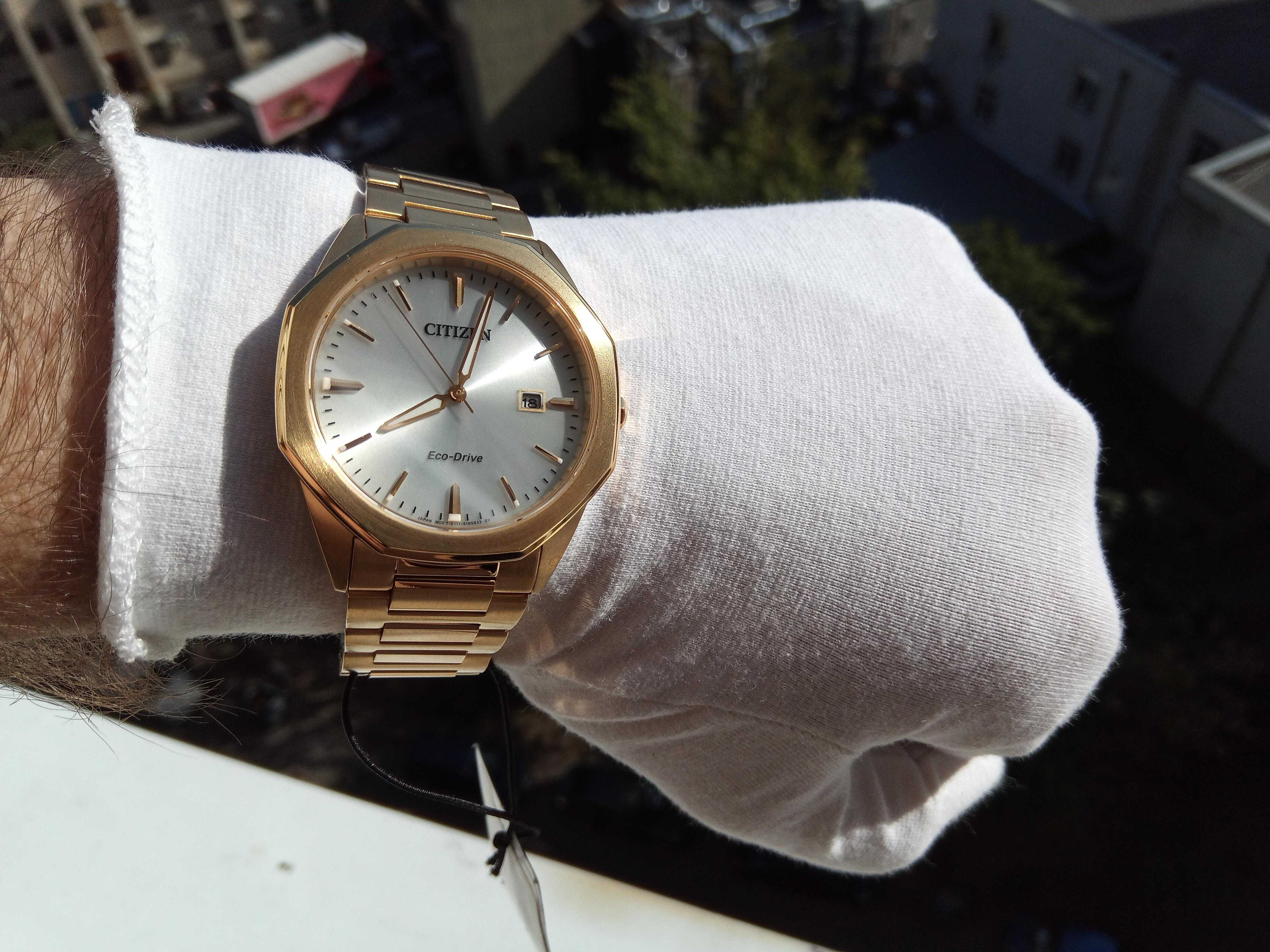 Японские мужские часы Citizen Eco-Drive BM7492-57A, сапфировое стекло