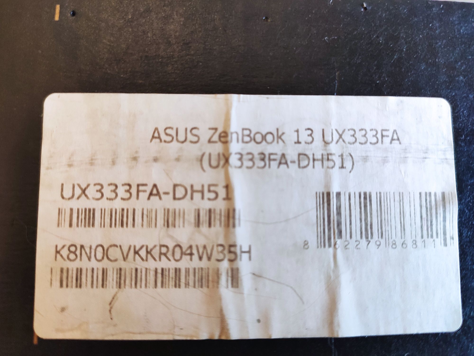 Asus ZenBook 13 UX333FA