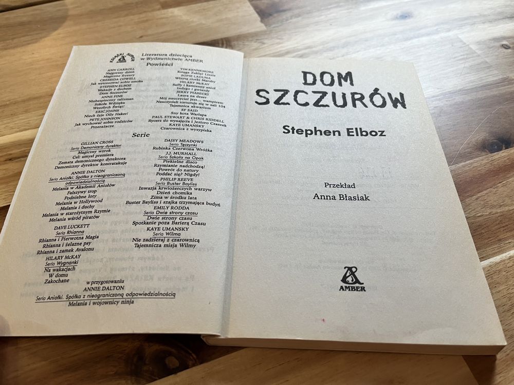 Dom szczurów Stephen Elboz