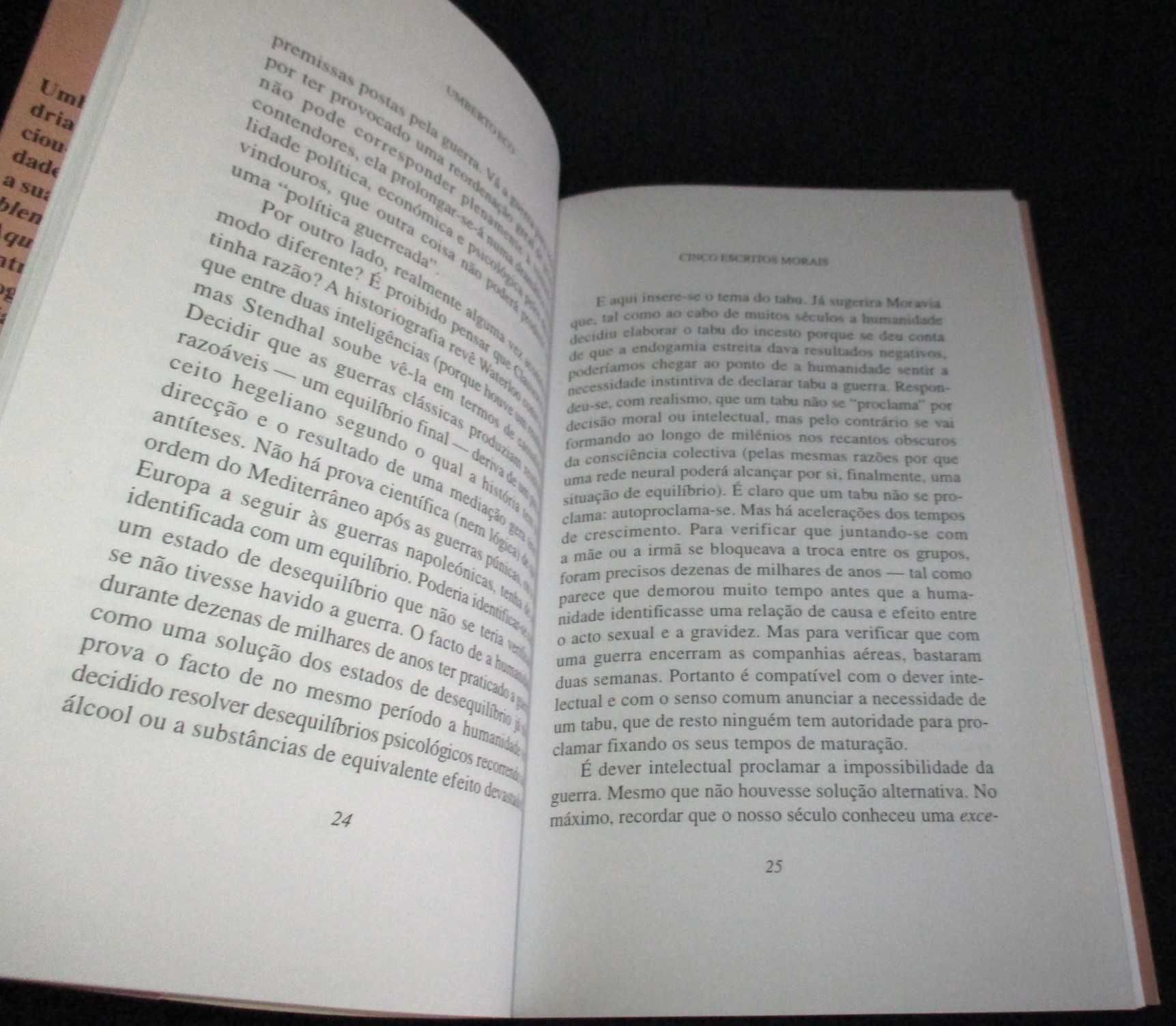 Livro Cinco Escritos Morais Umberto Eco Difel