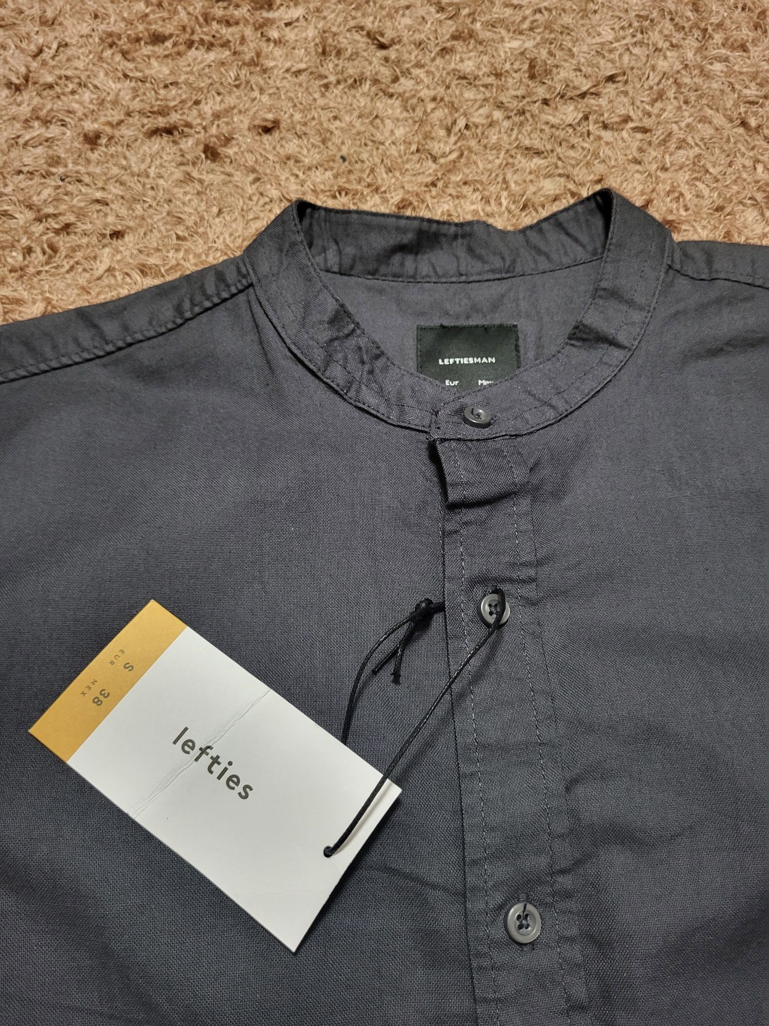 Camisa nova de homem linho/algodão tamanho S
