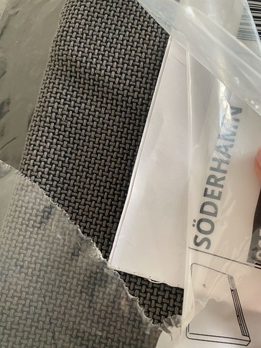 Ikea Soderhamn pokrycie poszewka podlokietnik szary NOWY