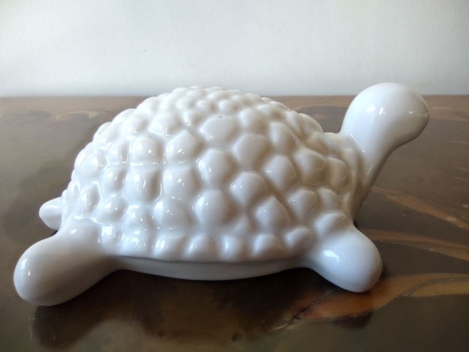 Porcelana NIE Ćmielów Bogucice figurka żółw kolekcja PRL