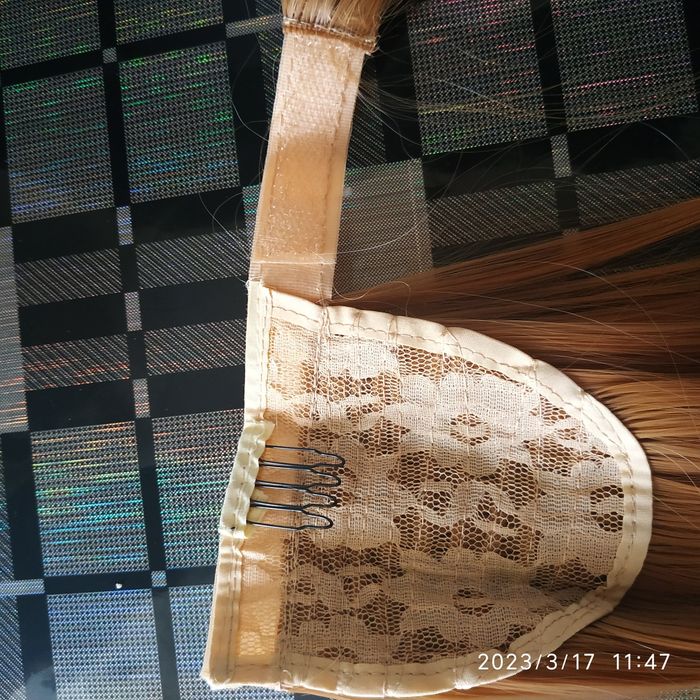 Шиньон, хвіст з кріпленням