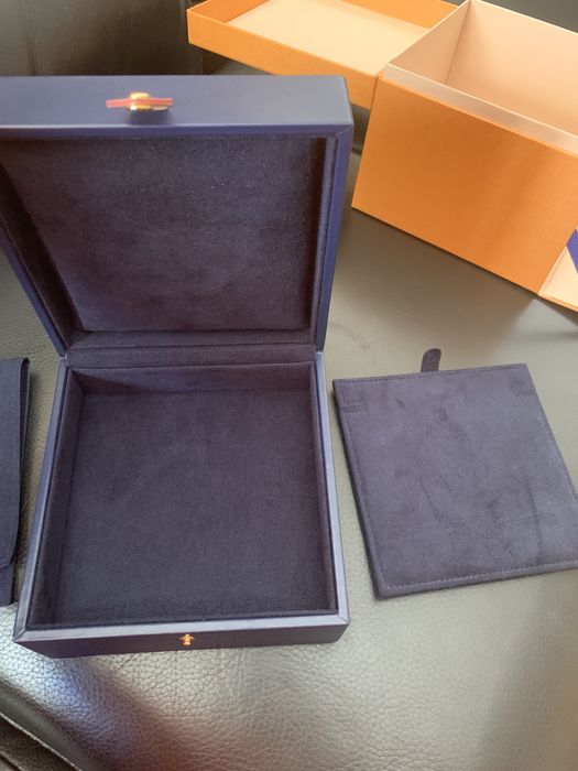 Louis Vuitton guarda jóias em pele e guarda jóias de viagem - Original