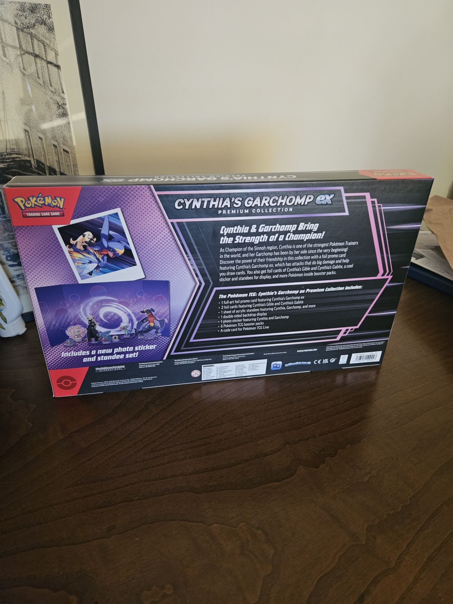 Cynthia's Garchomp EX Premium collection box